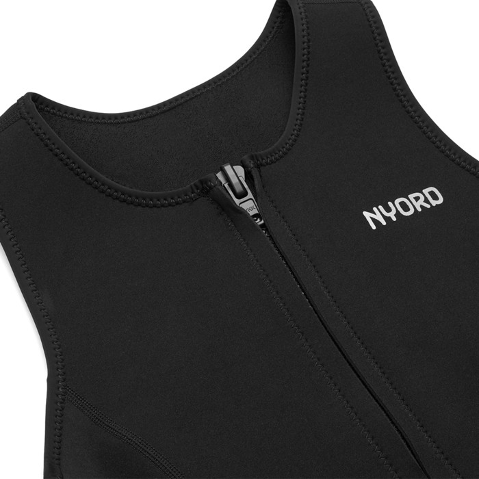 2024 Nyord Womens Tempus 2/2mm Front Zip Long Jane Wetsuit N04BA00012 - Preto